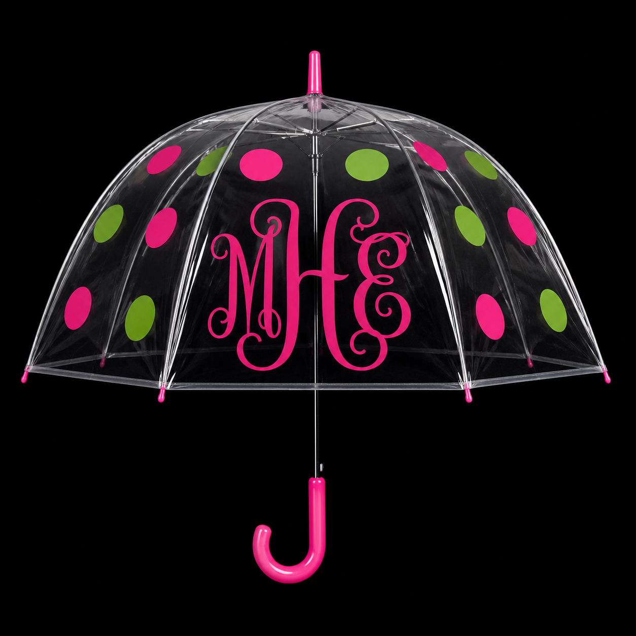 Monogram Bubble Umbrella — personalized by The B's Tees